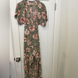 Dynamite Summer Floral Wrap Dress- size XS